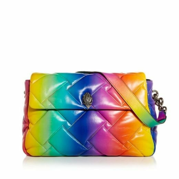 Kurt Geiger Large Pillow Leathet Kensington Shoulder Bag Ombre - Picture 3 of 12